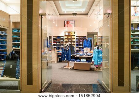 CHICAGO, IL - 04 APRIL, 2016: inside 900 North Michigan, Chicago. 900 North Michigan is a skyscraper in Chicago, Illinois, United States.