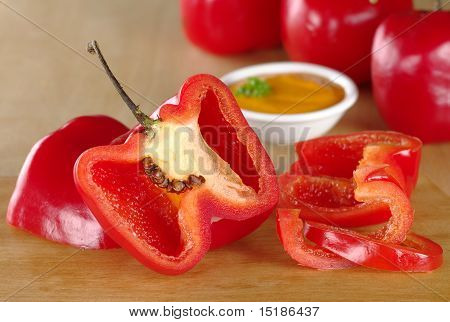 Peruvianske Hot Pepper kaldet Rocoto