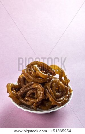 Indian sweet jalebi, indian dessert jalebi or imarti or imarati or jilbi