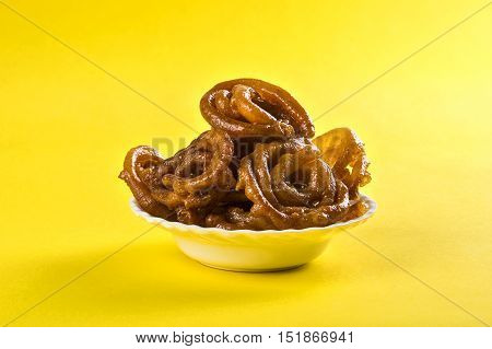 Indian sweet jalebi, indian dessert jalebi or imarti or imarati or jilbi