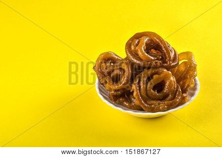 Indian sweet jalebi, indian dessert jalebi or imarti or imarati or jilbi