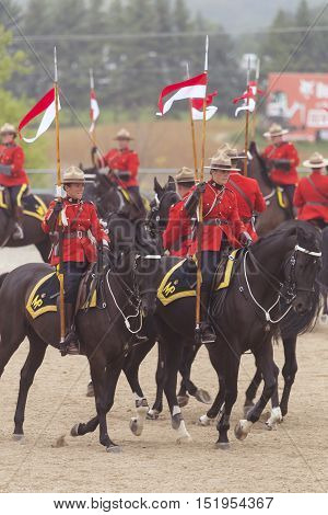 Rcmp Musical Ride In Ancaster, Ontario