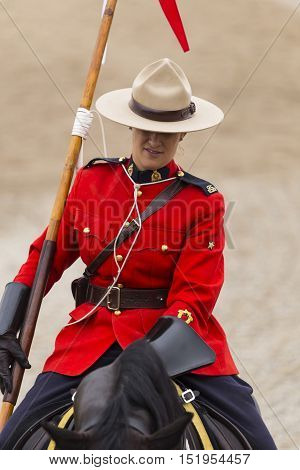 Rcmp Musical Ride In Ancaster, Ontario