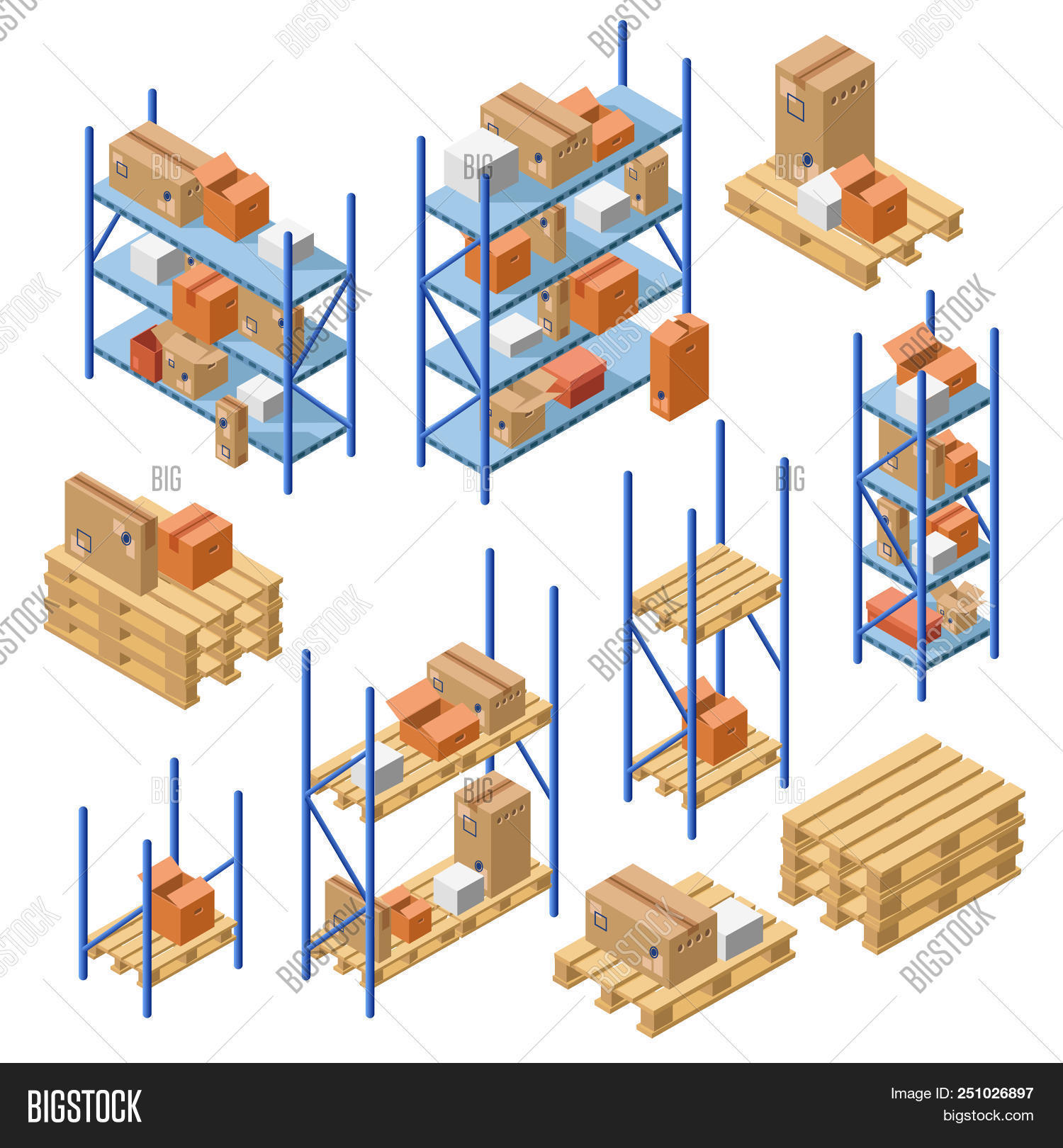 Isometric Warehouse Image & Photo (Free Trial) | Bigstock