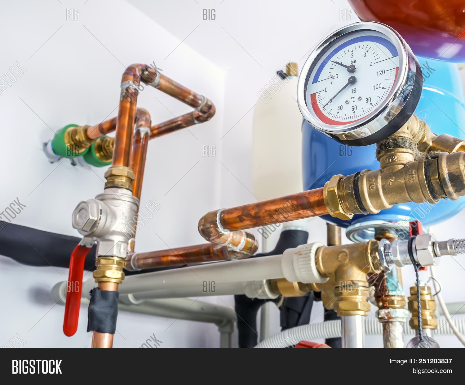 Copper Piping System Image & Photo (Free Trial) Bigstock