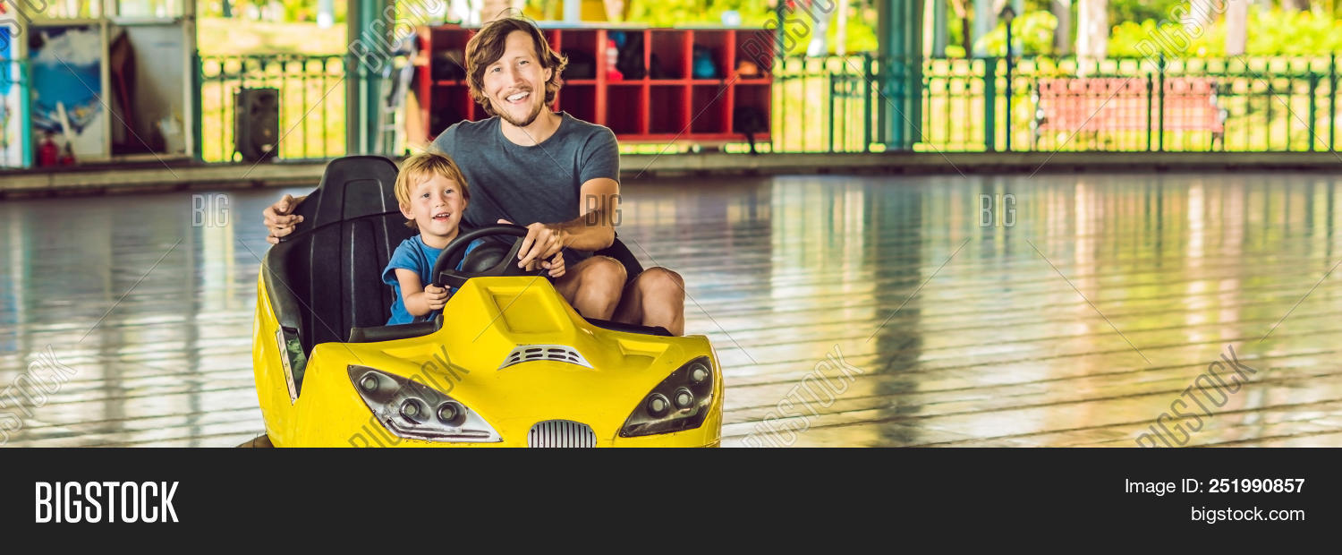 Father Son Having Ride Image Photo Free Trial Bigstock