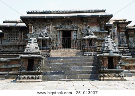 Main Entrance, East, Chennakesava Temple, Belur, Karnataka.