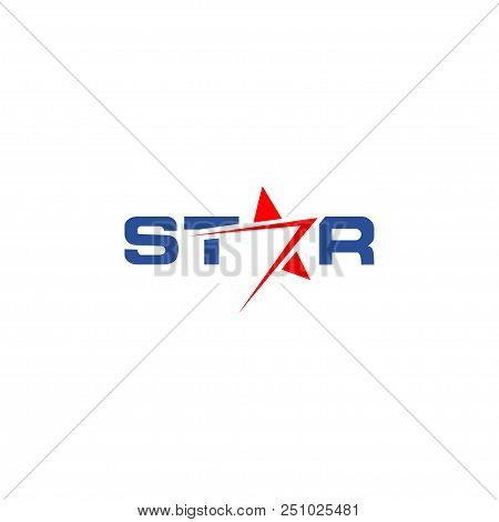 Illustration Of Wordmark Logo Design Template Vector