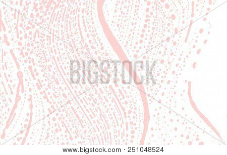Grunge Texture. Distress Pink Rough Trace. Favorable Background. Noise Dirty Grunge Texture. Valuabl