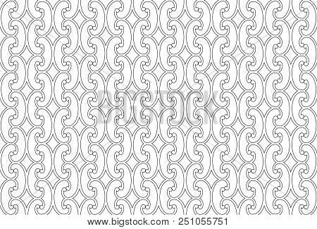 Retro Vintage Seamless Pattern, Antique Seamless Print, Artistic Vintage Line Art Background , Decor