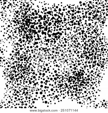 Grunge Ink Background. Dust Overlay Distress Grain. Grune Seamless Blob Pattern