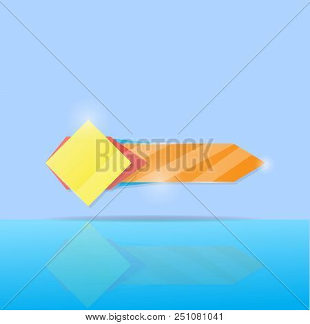 Geometric Shape Ad Promo Banner. Abstract Universal Layout