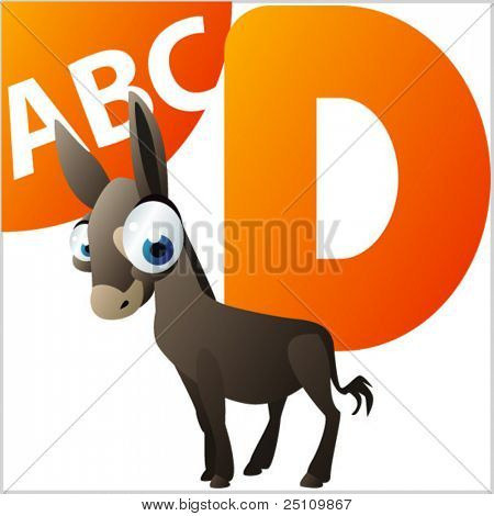 ABC animales: D es para burro