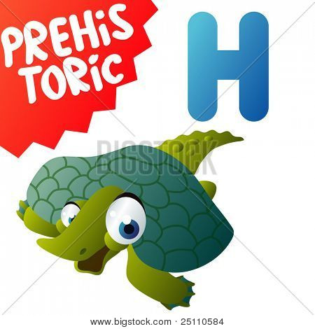 H の Henodus です。