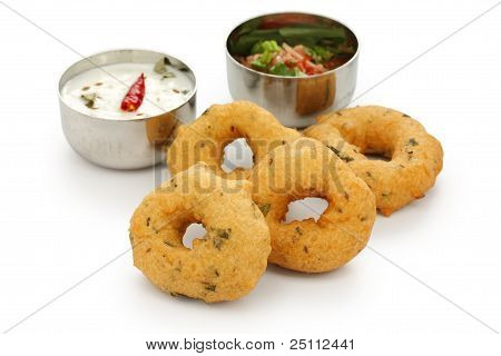 vada, snack indiano cibo