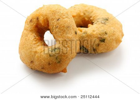 vada, snack indiano cibo