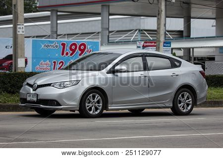 Chiangmai, Thailand - July  19 2018: Private Car, Mg6  Product From British Automotive. Photo At Roa