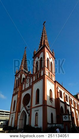 Exterior View To The Sacred Heart Of Jesus Cathedral , Lome, Togo