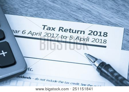 Uk Hmrc Self Assessment Income Tax Return Form 2018