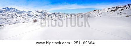 Formigal ski area in Huesca Pyrenees of Spain