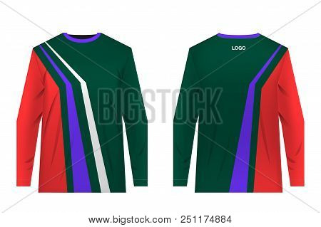 Templates Of Sportswear Designs For Sublimation Printing. Uniforms For Competitions, Team Games, Cor