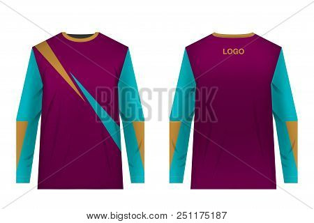 Templates Of Sportswear Designs For Sublimation Printing. Uniforms For Competitions, Team Games, Cor