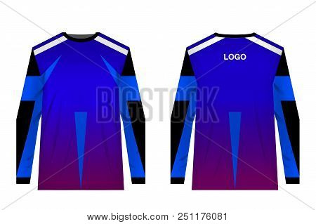 Templates Of Sportswear Designs For Sublimation Printing. Uniforms For Competitions, Team Games, Cor