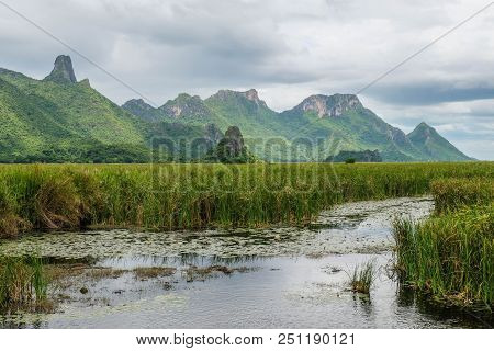 Wetlands In Mountain Khao Samroiyod National Park, Prachubkirikhun Thailand