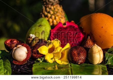 Exotica Asian Fresh Fruits Of Bali Still Life