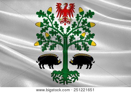 Flag Of Eberswalde Is A Major Town And The Administrative Seat Of The District Barnim In Brandenburg