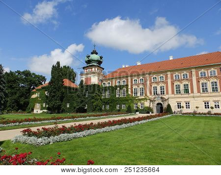 Lancut, Poland. August, 15 - 2016 Castle Of Count Pototsky In Lancut Poland