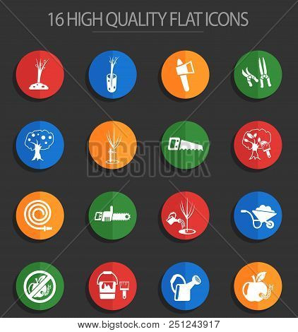 Gardening Web Icons For User Interface Design