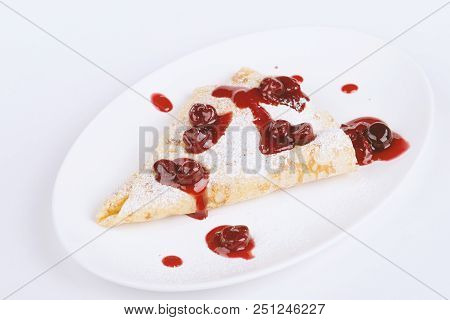 Pancake With Cherry