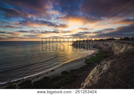 Lunada Bay At Sunset