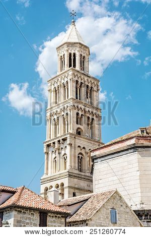 Cathedral Of Saint Domnius In Split, Croatia. Religious Architecture. Travel Destination.