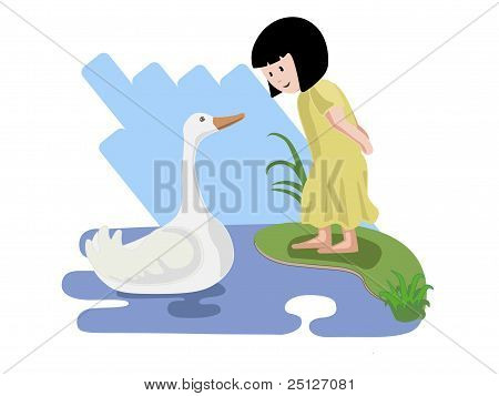 Swan, lány