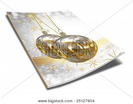 Livre d'images de Noël boules