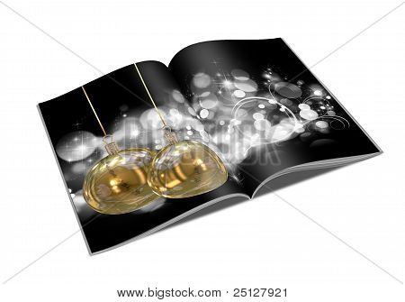 Livre d'images de Noël boules