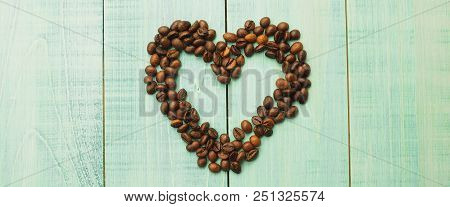 Coffee Beans On Brown Matter, The Heart Of The Coffee Beans, Background