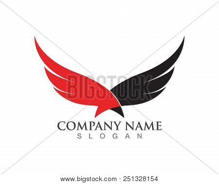 Black Wing Logo Symbol For A Professional Designer