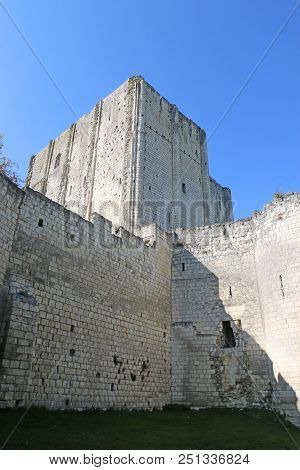 Medieval Donjon And Keep In Loches, France