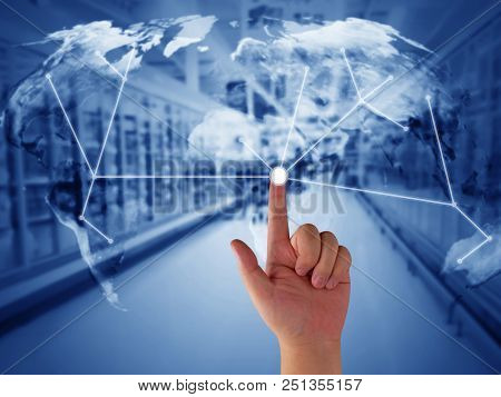 Global Trading Network, Supply Chain Management Concept, Logistic Import And Export, Elements Of Thi