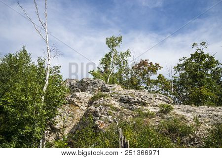 Strelnaya Mountain. Attraction Of The Samara Region. On A Sunny Summer Day