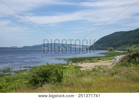 Shiryaevo Village Around Zhigulevsky Mountains On The Banks Of The Volga River
