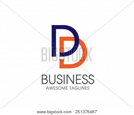 Dd Letter Logo Design Vector Illustration Template,d Letter Logo Vector, Letter D And D Logo Vector,