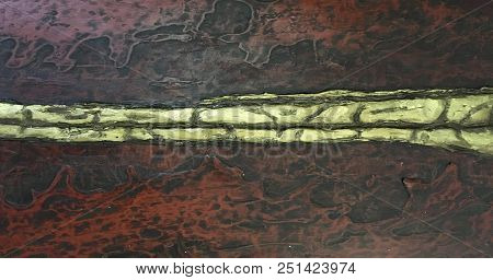 Bronze Or Copper Metal Texture Background. Old Metal Plate, Brushed Texture Copper, Bronze Backgroun