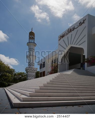 Main A Mosque Of The Country In Male