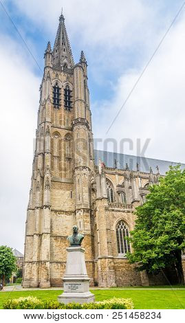 View At The Bell Tower Of Cathedral Saint Martin In Ypres, Belgium