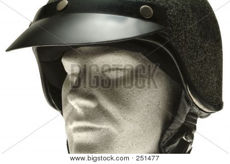Helm auf ein Dummy