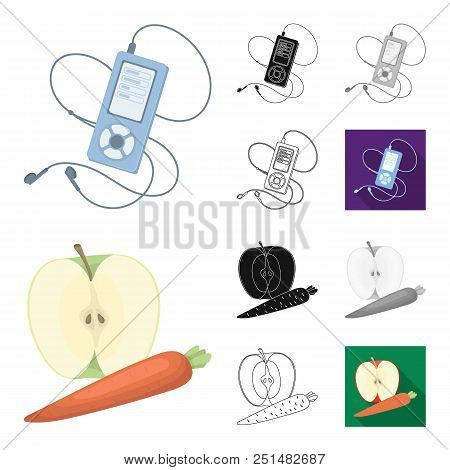 Gym And Training Cartoon, Black, Flat, Monochrome, Outline Icons In Set Collection For Design. Gym A